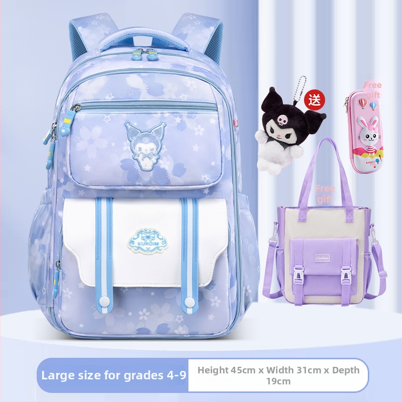 Culomi ghiozdan pentru fete – material ABS, respirabil, ultra-ușor, funcție de extindere, căptușeală din nylon