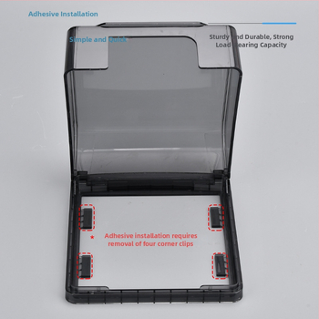 Κολλητό αδιάβροχο κουτί πρίζας τύου 118, ευρύχωρο διπλό υποδοχέα, προστατευτικό κάλυμμα ύψωσης για μπάνιο, έξυπνο WC