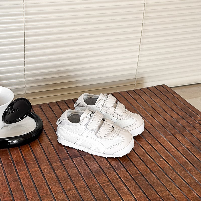 Forrest Gump stílusú gyerekcipő, felsőrész cow split bőr, Velcro zárás, puha talp, 12–36 hónaposoknak