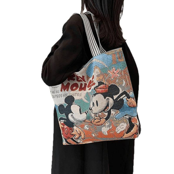 Unisex Tote torba od poliestera, mini veličina, podstava od tekstila, za svakodnevnu upotrebu