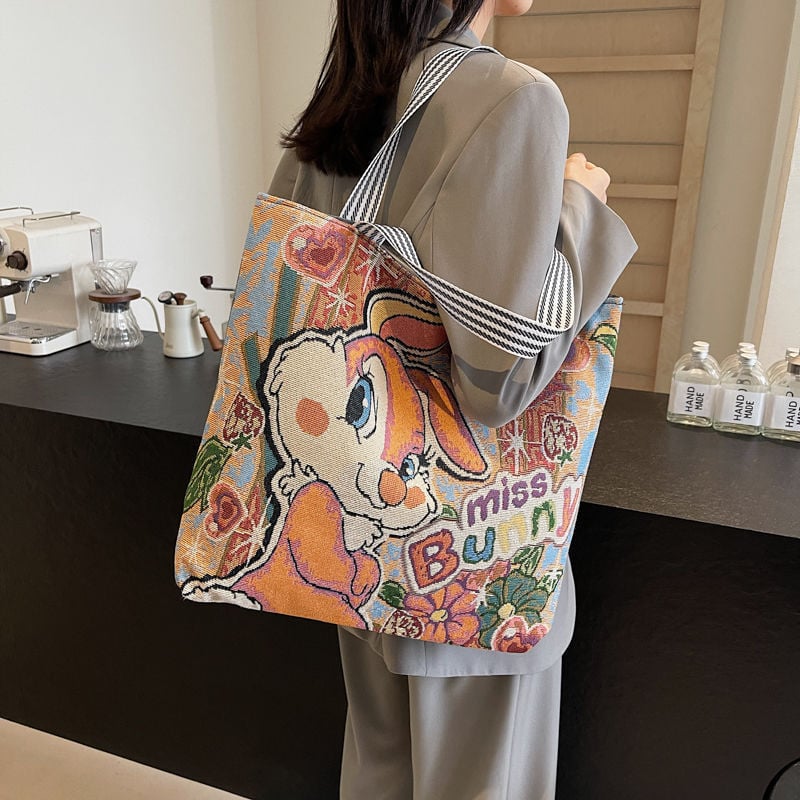 Unisex Tote torba od poliestera, mini veličina, podstava od tekstila, za svakodnevnu upotrebu