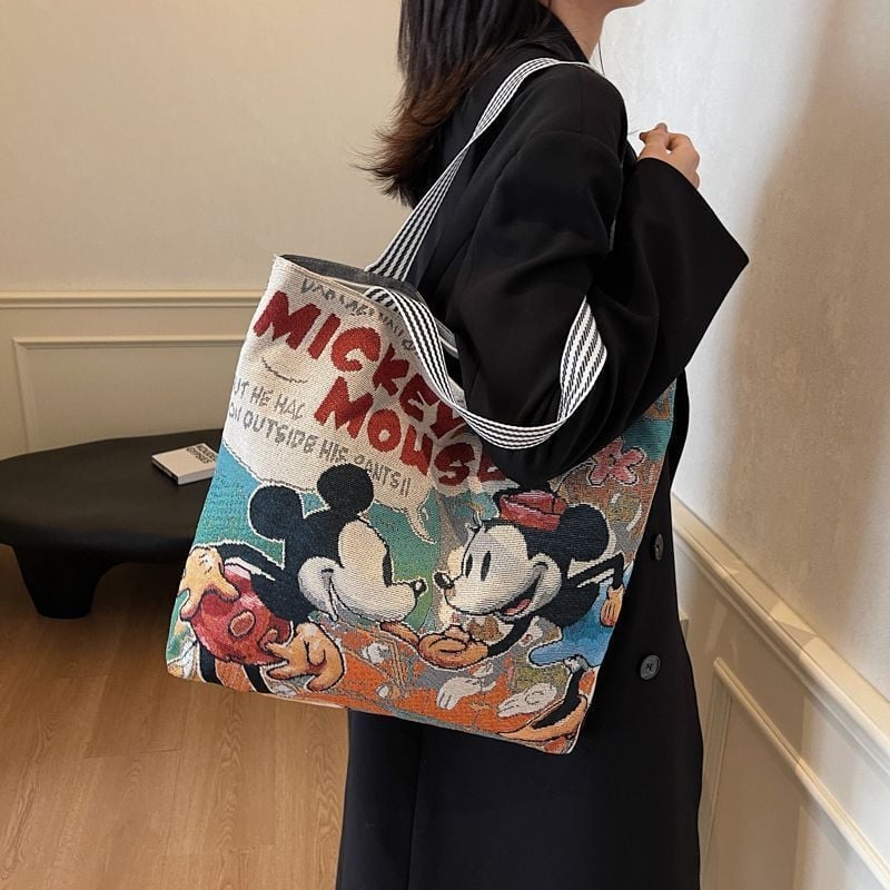 Unisex Tote torba od poliestera, mini veličina, podstava od tekstila, za svakodnevnu upotrebu