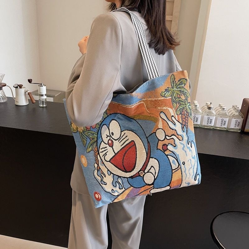 Unisex Tote torba od poliestera, mini veličina, podstava od tekstila, za svakodnevnu upotrebu