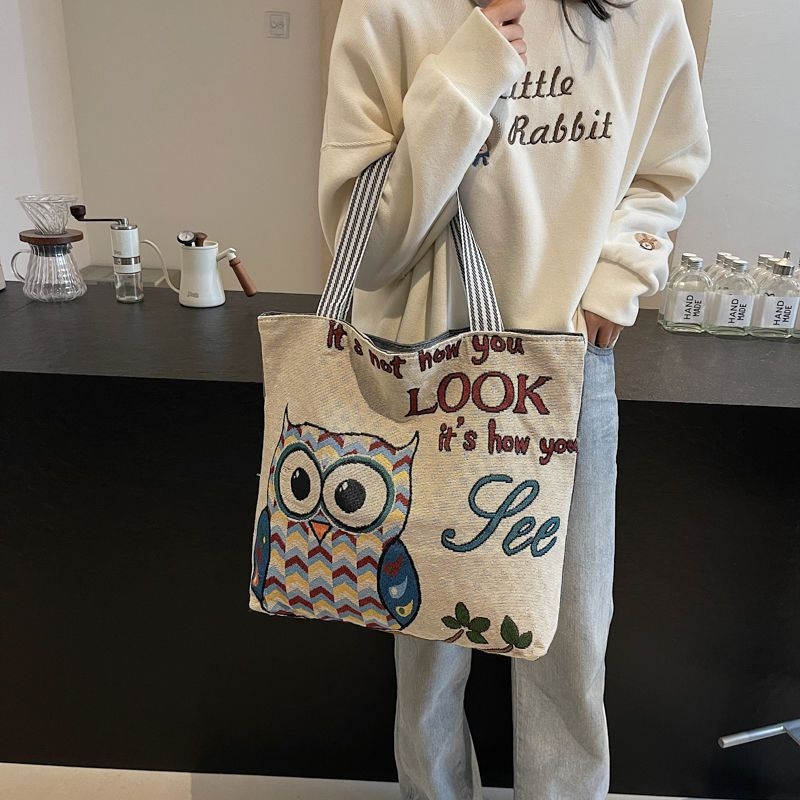 Unisex Tote torba od poliestera, mini veličina, podstava od tekstila, za svakodnevnu upotrebu