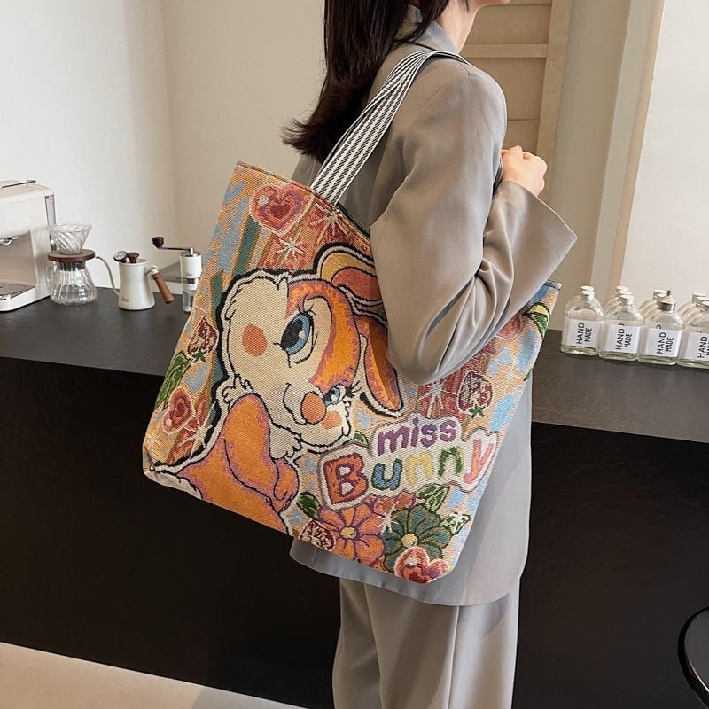 Unisex Tote torba od poliestera, mini veličina, podstava od tekstila, za svakodnevnu upotrebu