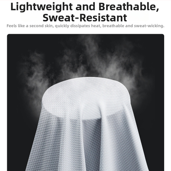 Външна ветровка UPF50+ с сваляща се козирка и слънчеви лещи, дишащ Ice Silk