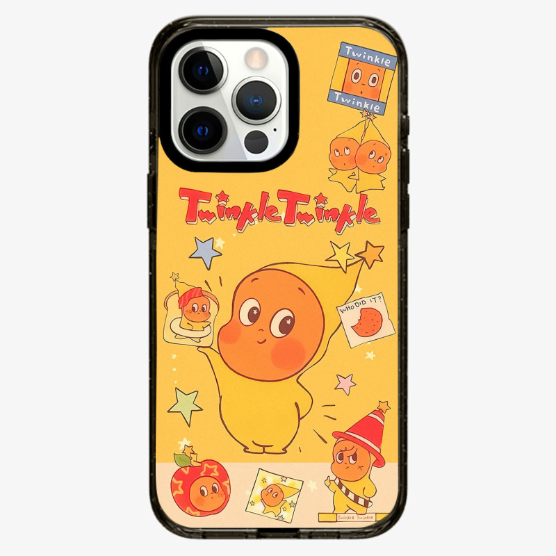 Husa pentru iPhone 12–14, temă stele, din acrilic, imprimare UV, magnetic, anti-cadere, personalizabilă