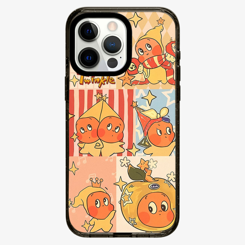 Husa pentru iPhone 12–14, temă stele, din acrilic, imprimare UV, magnetic, anti-cadere, personalizabilă