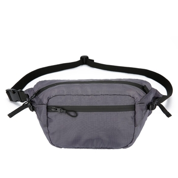 Férfi deréktáska, összecsukható szabadtéri használatra, nylon, vízálló, ultra könnyű, lopás elleni, bővíthető
