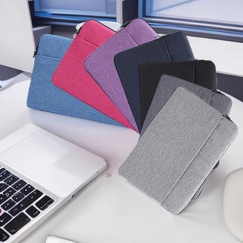 Oxford anyagú laptop tok lélegző, vízálló, ultrakönnyű és kapacitásbővítő (Anyag: Oxford; Belső: poliészter-pamut)