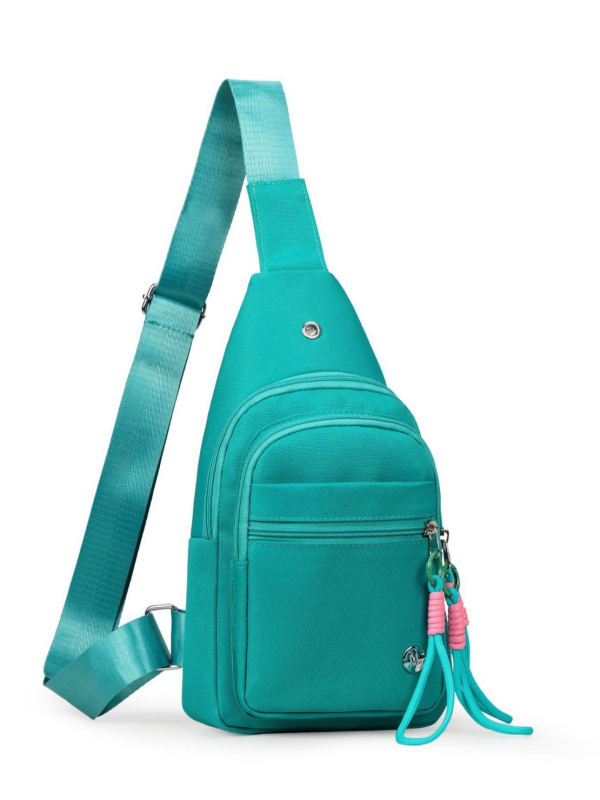 Moderna ženska crossbody torbica za slobodno vrijeme, Oxford platno, ljeto 2025, zatvarač, unutarnji džep sa zatvaračem