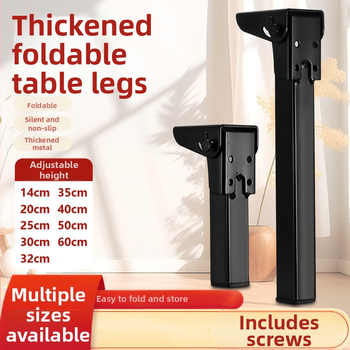 Összecsukható fém asztallábak – modern egyszerű stílus, ideális íróasztalokhoz, ágyakhoz és kempingasztalokhoz