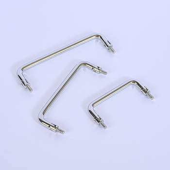 Дръжка за кутия за инструменти и шкаф за файлове – твърда сгъваема с вътрешна резба, карбонова стомана, хромирано покритие, монтаж върху врата на шкаф, форма: пръчка