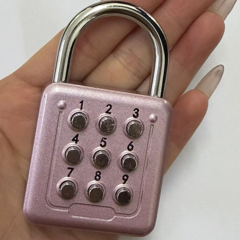 Brava s tipkovnicom za lozinku, mehanička, cinkova legura, model XMM-7001, za ormariće u teretani, izmjenjiva lozinka