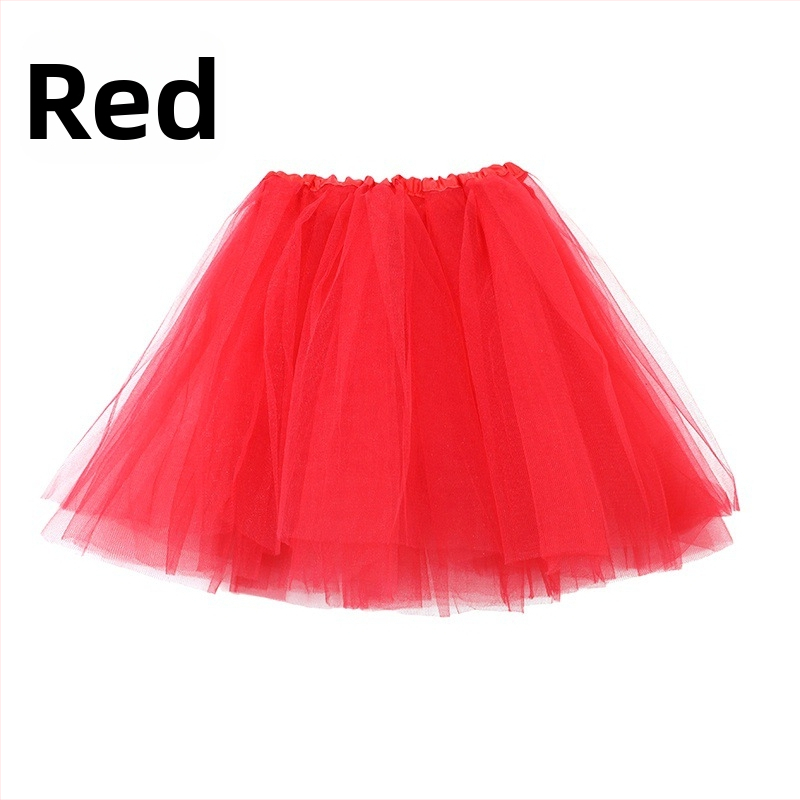 Gyerekeknek szóló hercegnő balett tutu szoknya - háromréteg hálós tüll, fő anyag: nejlon poliészterrel, hercegnő stílus, 2024 tavasz, 8 évesnél nagyobb lányoknak (≥140 cm)