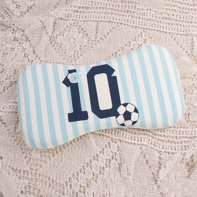 Бебешка възглавничка за шията, дишаща, стил карикатура, полиестерно влакно, подходяща за новородени (0–1 г.)