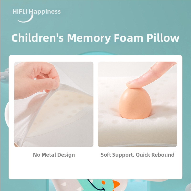 Detská vankúš na krk, priedušný, kreslený štýl, polyesterové vlákno, vhodné pre novorodencov (0–1 rokov)