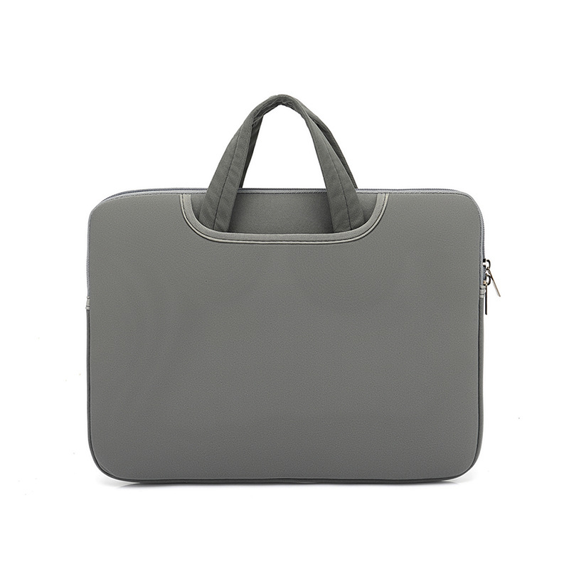 Geantă pentru laptop din material de bumbac, închidere cu fermoar, interior căptușit cu compartimente pentru laptop și alte buzunare, model T288