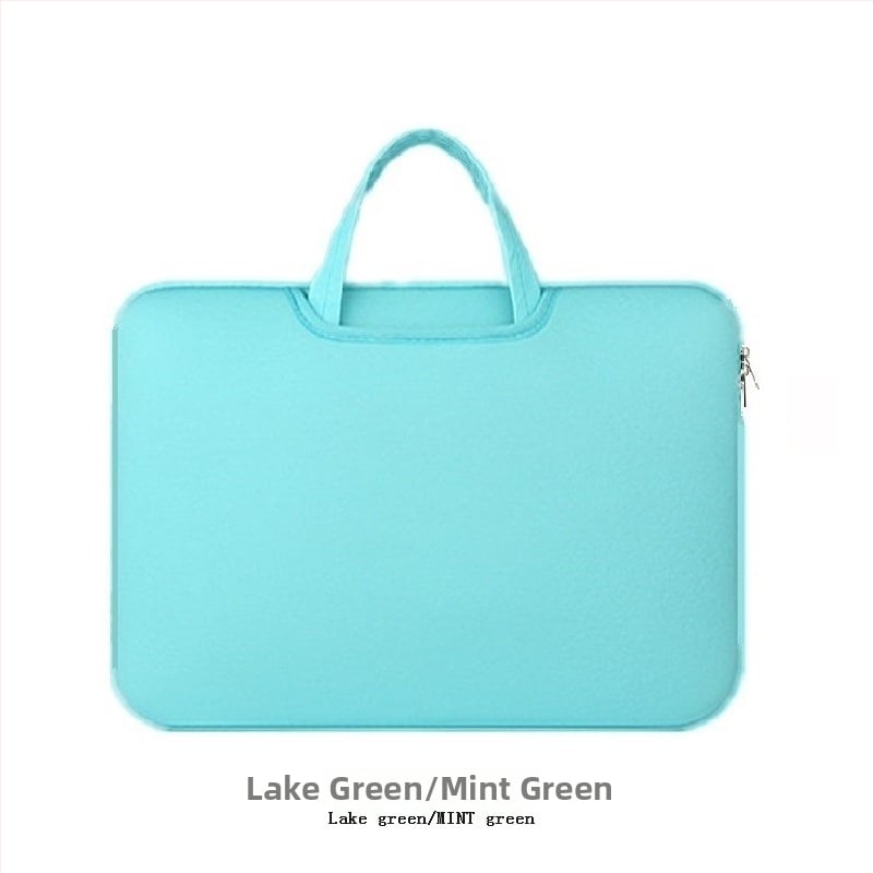 Geantă pentru laptop din material de bumbac, închidere cu fermoar, interior căptușit cu compartimente pentru laptop și alte buzunare, model T288