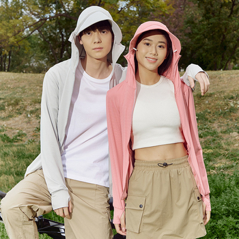 Bunda s UV ochranou a kapucňou, Spandex látka, SPF50+, GC-LB-2399