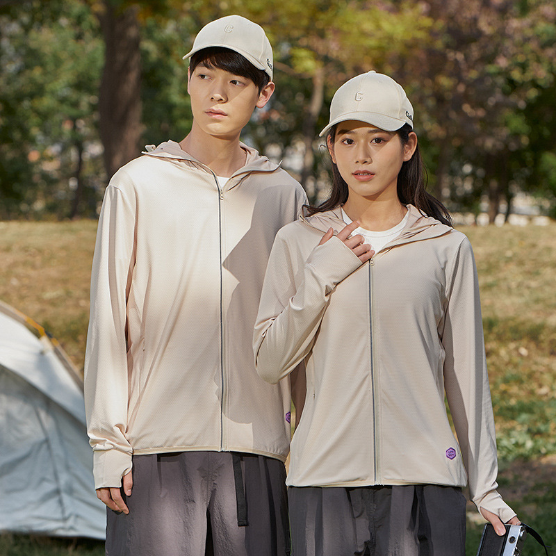 Bunda s UV ochranou a kapucňou, Spandex látka, SPF50+, GC-LB-2399