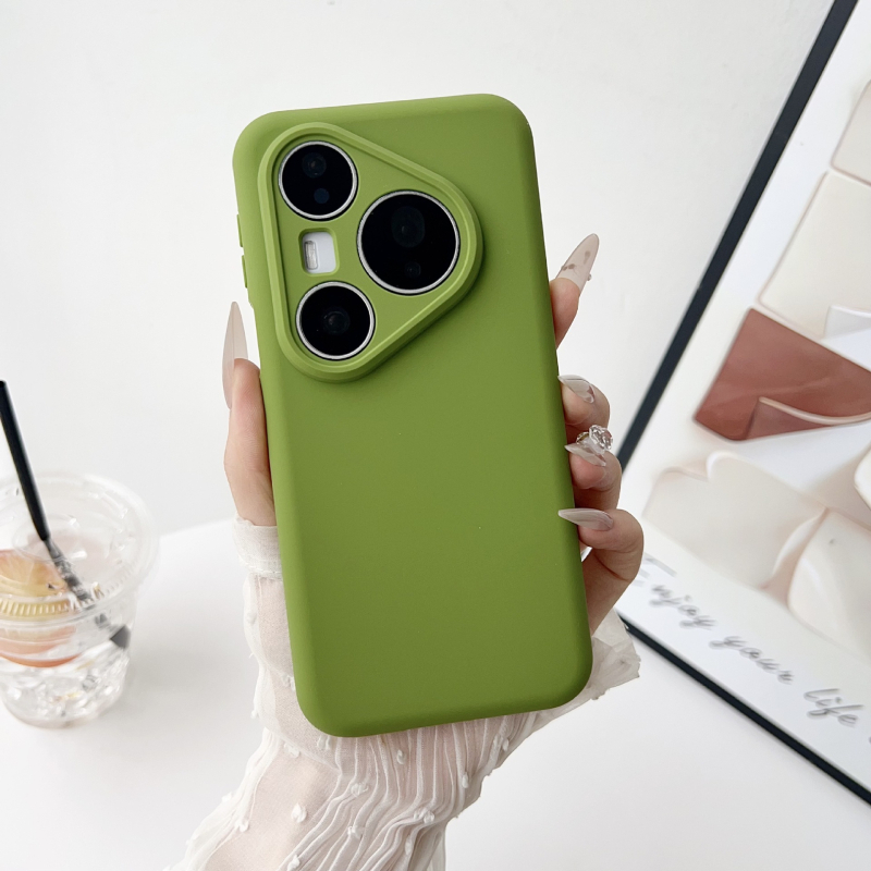 Huawei P80 Pro/Pro+ кейс от течен силикон, пълно покритие с прецизни отвори, инжекционно формован