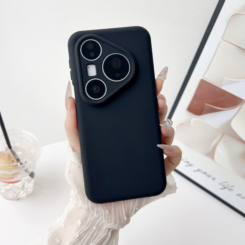 Huawei P80 Pro/Pro+ кейс от течен силикон, пълно покритие с прецизни отвори, инжекционно формован