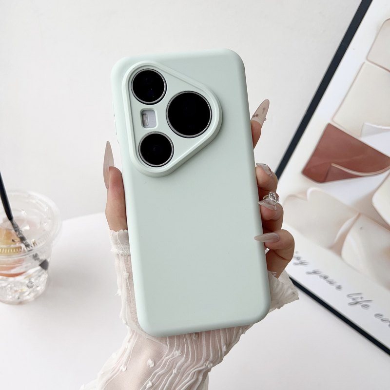 Huawei P80 Pro/Pro+ кейс от течен силикон, пълно покритие с прецизни отвори, инжекционно формован