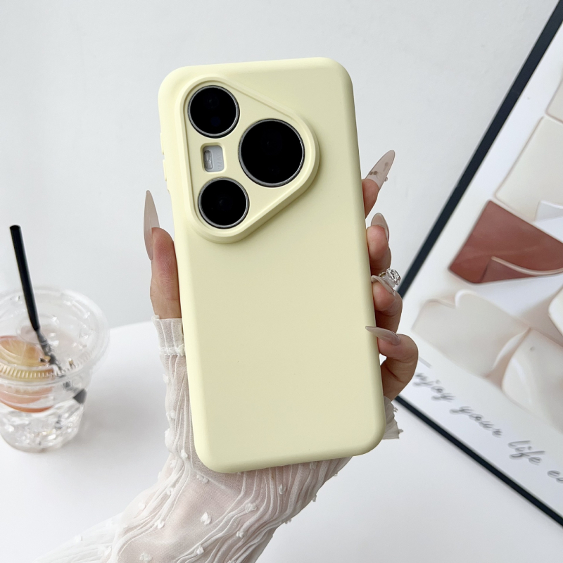 Huawei P80 Pro/Pro+ кейс от течен силикон, пълно покритие с прецизни отвори, инжекционно формован