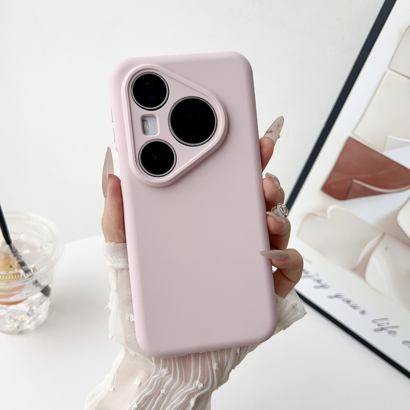 Huawei P80 Pro/Pro+ кейс от течен силикон, пълно покритие с прецизни отвори, инжекционно формован