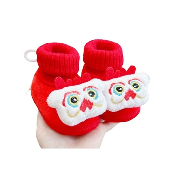 Baba első lépéses cipő - nubuk felső, vastag bélés a melegért, csúszásmentes talp, hátul kötés, 12-36 hónaposaknak