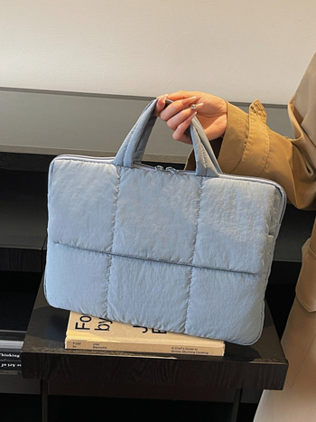 Torba za prijenosno računalo antifurt, najlon, podstava od poliester, gradski minimalistički stil, prijenosna torba tip briefcase