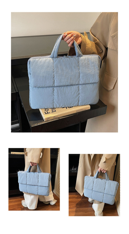 Torba za prijenosno računalo antifurt, najlon, podstava od poliester, gradski minimalistički stil, prijenosna torba tip briefcase