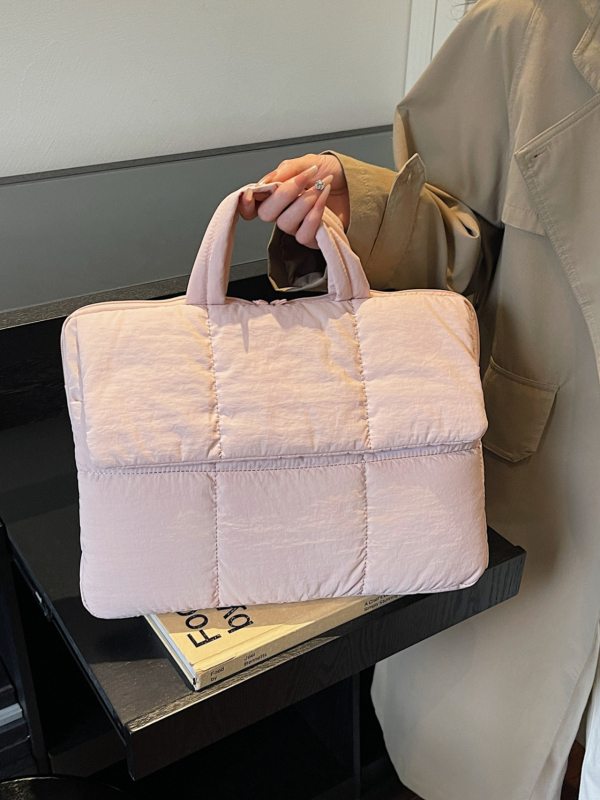 Torba za prijenosno računalo antifurt, najlon, podstava od poliester, gradski minimalistički stil, prijenosna torba tip briefcase