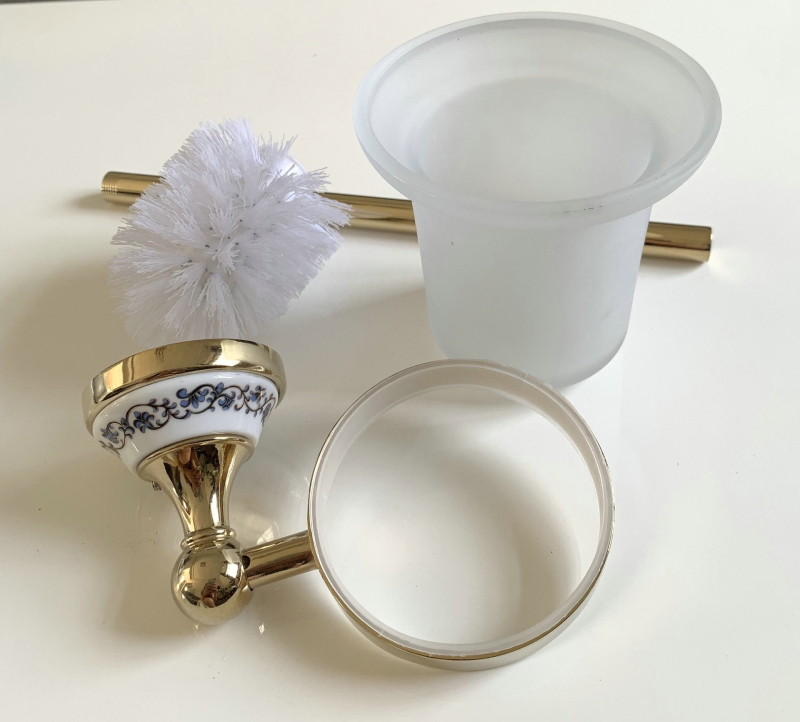 Set držača za ručnike za kupaonicu, šest komada, cinkova legura, vakuumsko premazivanje, moderan minimalistički stil