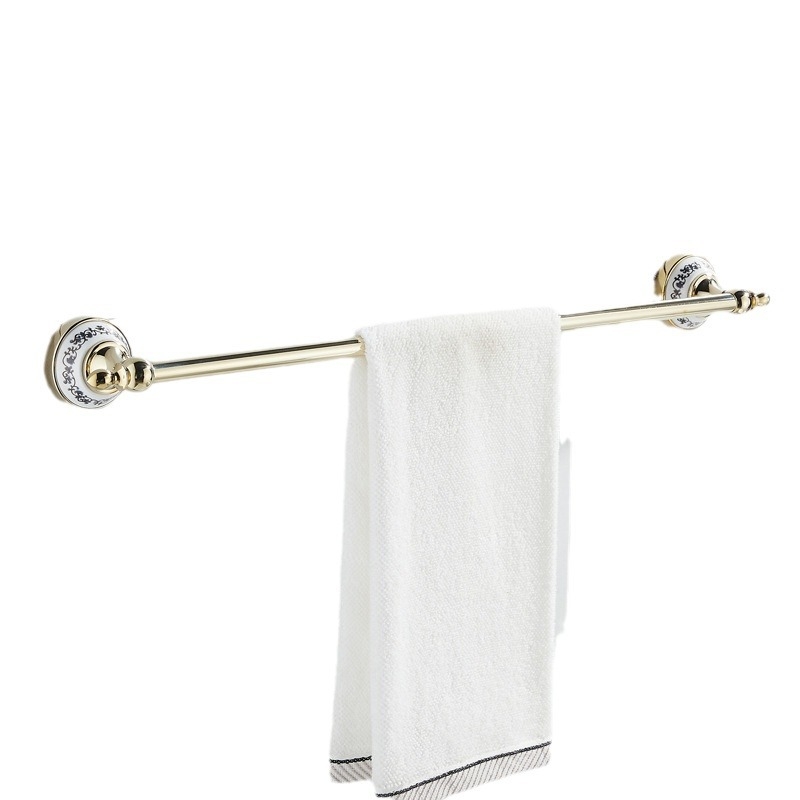 Set držača za ručnike za kupaonicu, šest komada, cinkova legura, vakuumsko premazivanje, moderan minimalistički stil