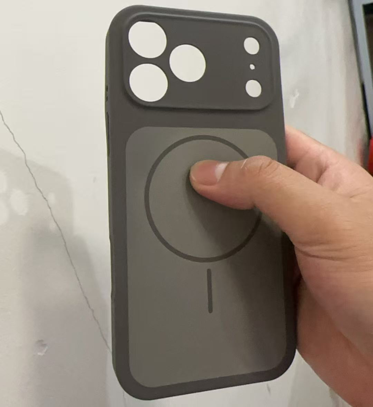 Husă pentru telefon – silicon lichid, finisaj mat, prindere magnetică, pentru seria iPhone17 (iPhone17, iPhone17 Pro, iPhone17 Pro Max, iPhone17 Air); protecție la șocuri, antiamprente