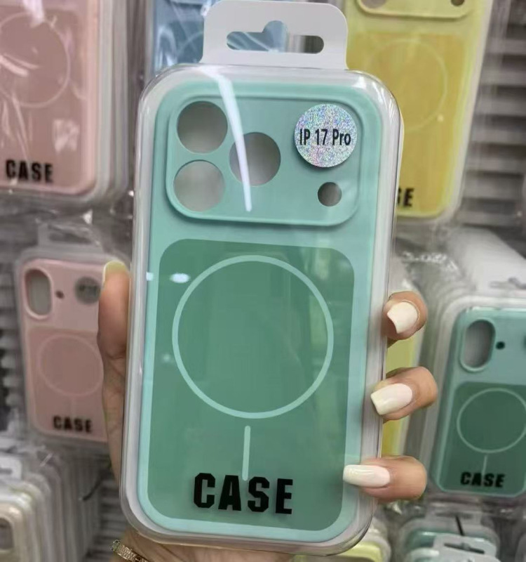 Husă pentru telefon – silicon lichid, finisaj mat, prindere magnetică, pentru seria iPhone17 (iPhone17, iPhone17 Pro, iPhone17 Pro Max, iPhone17 Air); protecție la șocuri, antiamprente