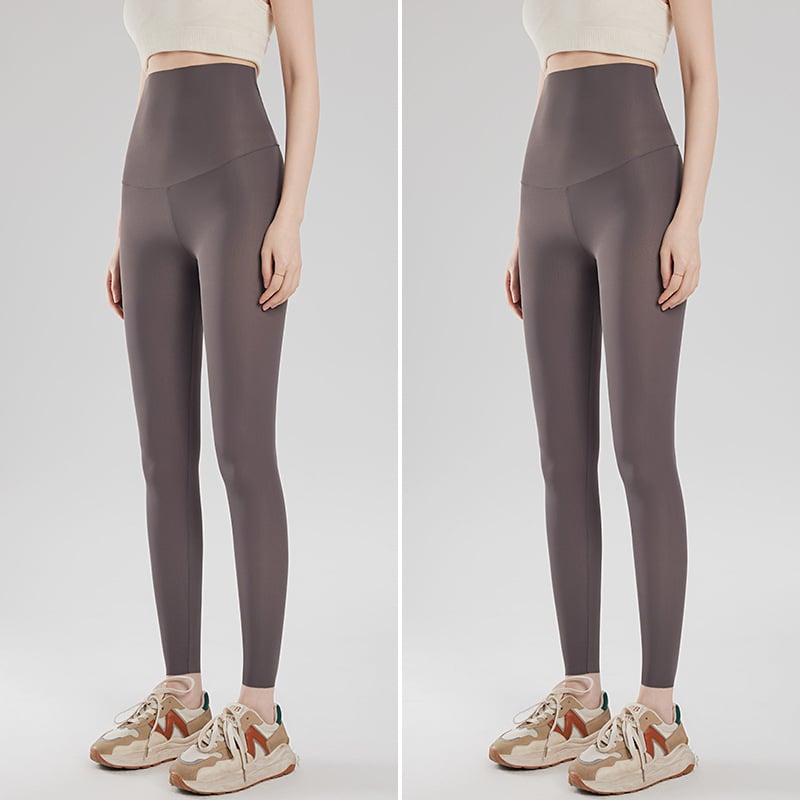 Leggings od najlona i elastana, ultra-tanke, visok pas, prozračne, joga hlaće