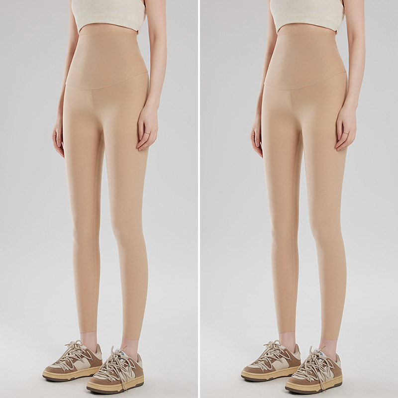 Leggings od najlona i elastana, ultra-tanke, visok pas, prozračne, joga hlaće
