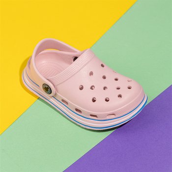 Papuci de plajă pentru copii din EVA, unisex, talpă antiderapantă, pentru vârste 3–12 ani, Vara 2025