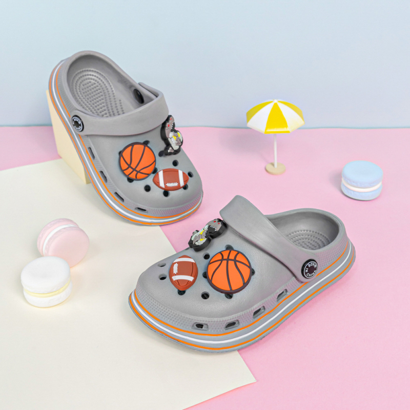 Papuci de plajă pentru copii din EVA, unisex, talpă antiderapantă, pentru vârste 3–12 ani, Vara 2025