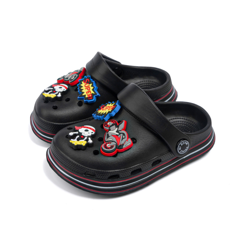 Papuci de plajă pentru copii din EVA, unisex, talpă antiderapantă, pentru vârste 3–12 ani, Vara 2025