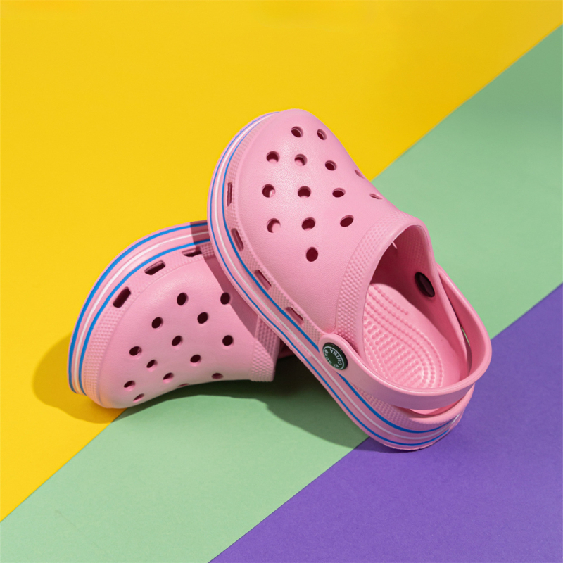 Papuci de plajă pentru copii din EVA, unisex, talpă antiderapantă, pentru vârste 3–12 ani, Vara 2025