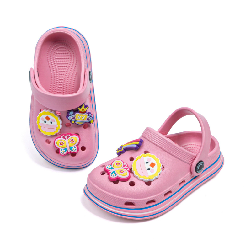 Papuci de plajă pentru copii din EVA, unisex, talpă antiderapantă, pentru vârste 3–12 ani, Vara 2025