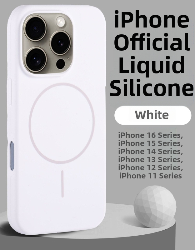 Folyékony szilikon tok iPhone 11–14 sorozathoz mágneses rögzítéssel, ütésálló, hőelvezetés, ujjnyom-mentes, spray felület