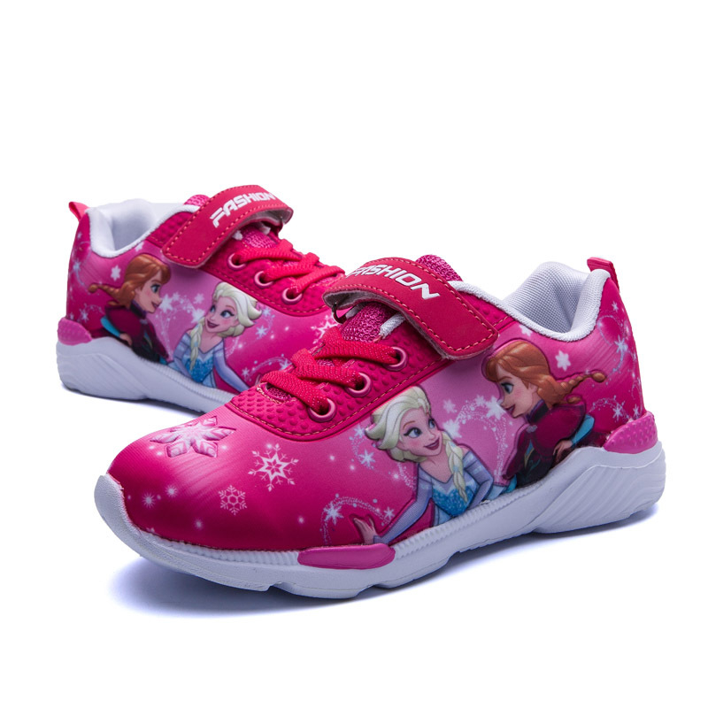 Detské sieťové tenisky, ľahké, unisex, karikatúrny vzor, gumová podrážka, zapínanie na suchý zips