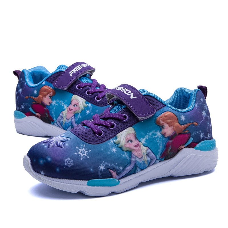 Detské sieťové tenisky, ľahké, unisex, karikatúrny vzor, gumová podrážka, zapínanie na suchý zips