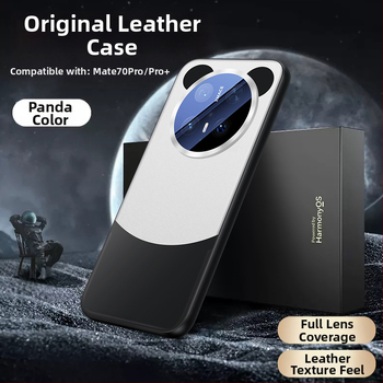 Obal Huawei Mate70 Pro z umelej kože, s plným krytím objektívu, reliéfny dizajn, odolný proti nárazom, proti otlačkom prstov