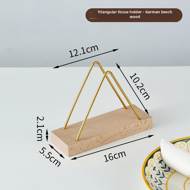 Suport de șervețele din lemn pentru restaurante și cafenele – suport vertical de birou, formă pătrată (Material: Lemn; Finisaj: Lustruit; Aspect: Pătrat; Brand: Lujiang; Stil: Altul)